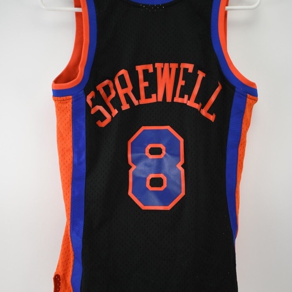Mitchell & Ness NY Knicks Swingman Road NBA Jersey 98-99 Latrell Sprewell Mens S - Picture 2 of 3